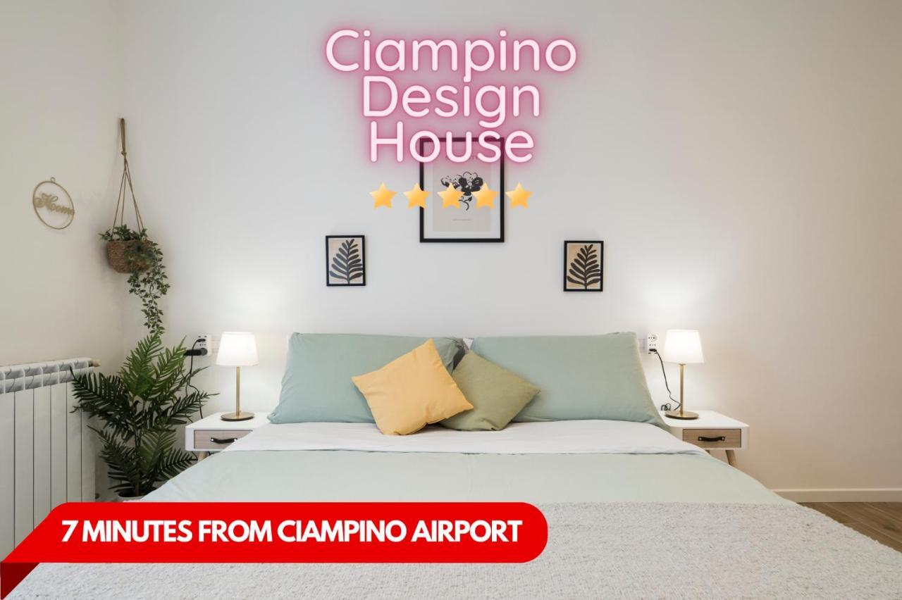 Casa Design Con A/C E Wifi_7 Minuti Ciampino Aeroporto Apartman Kültér fotó
